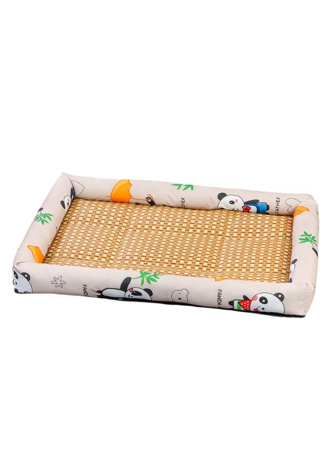 50*40cm Summer Pet Cooling Mat - Refreshing, Comfortable, and Breathable Heat Dissipation Design for Cats and Dogs Up to 8lbs
