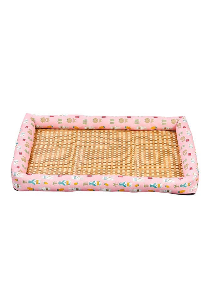 Summer Pet Cooling Mat 50*40cm, Breathable and Heat-Dissipating Design for Cats and Dogs up to 8 lbs, Refreshing Comfort