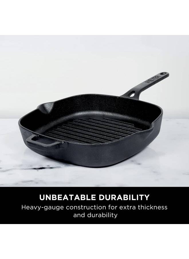 Meyer Cast Iron Grill Pan 25 cm