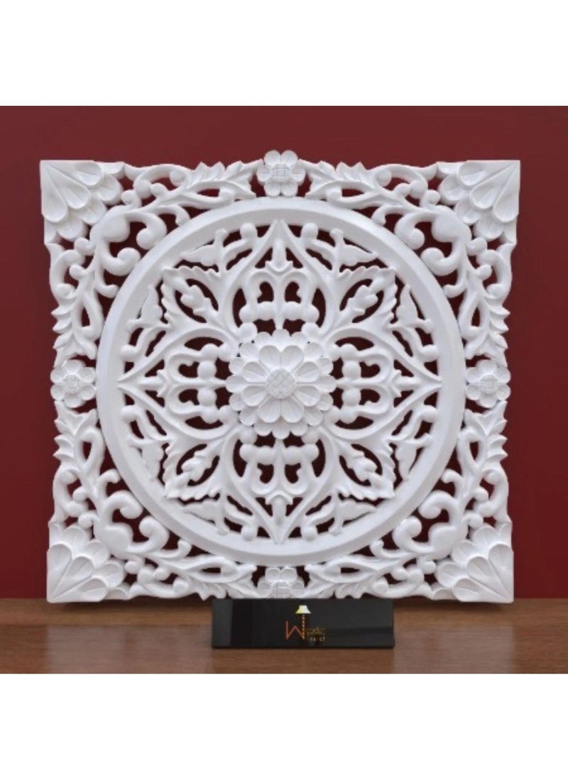 Premium Wooden Decoration Hand Carved Wall Panel (MDF Wood)