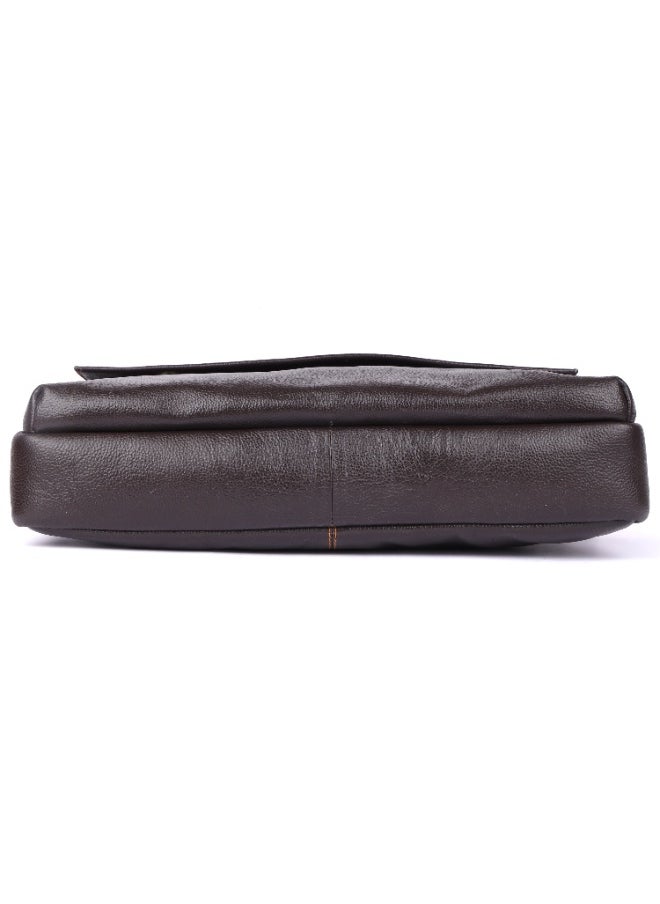 LAVERI Laptop Bag for Men - Leather Messenger Bag for Office - Fits up to 15 Inch Laptop - Shoulder Bag with Multiple Compartments - Executive Leather Bag for Work/Travel/Casual  - 2869