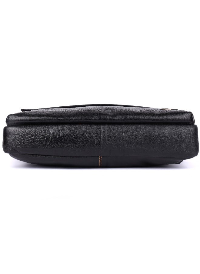 LAVERI Laptop Bag for Men - Leather Messenger Bag for Office - Fits up to 15 Inch Laptop - Shoulder Bag with Multiple Compartments - Executive Leather Bag for Work/Travel/Casual  - 2869
