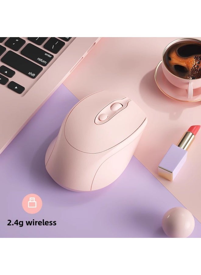 YUSHEDA Wireless Mouse For Girls Office Quiet Silent Charging For Asus HP Lenovo Dell Computer-Specifications: 2.4g Wireless Version★Silent Charging