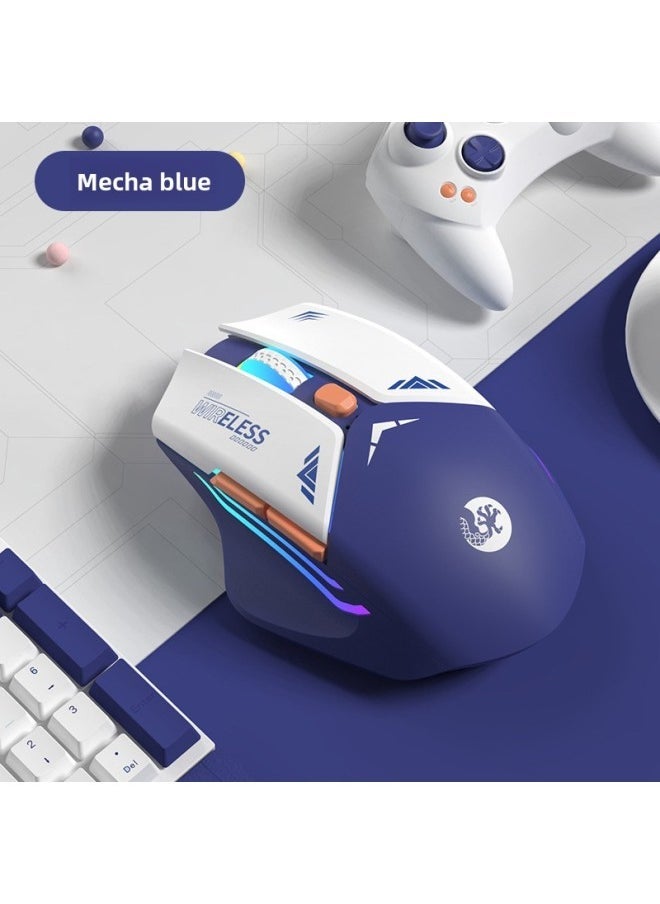 Wireless Bluetooth Mouse Rechargeable Silent Office Girls Home E-sports Game Notebook Suitable For Xiaomi And Huawei-Specifications: