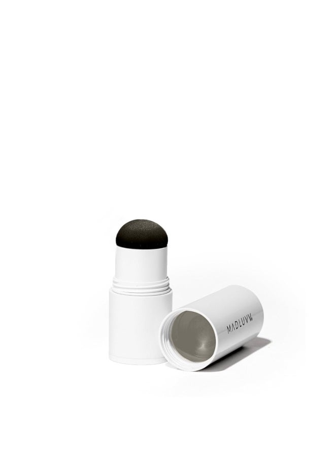MADLUVV Brow Stamp Refill* - Color Stamp for Brows & Root Touch Up for Women & Men, Instantly Conceal Hair Loss, Grey Hair, Thinning Hair with Stain-Proof/Smudge-Proof Powder Formula (Light Grey)
