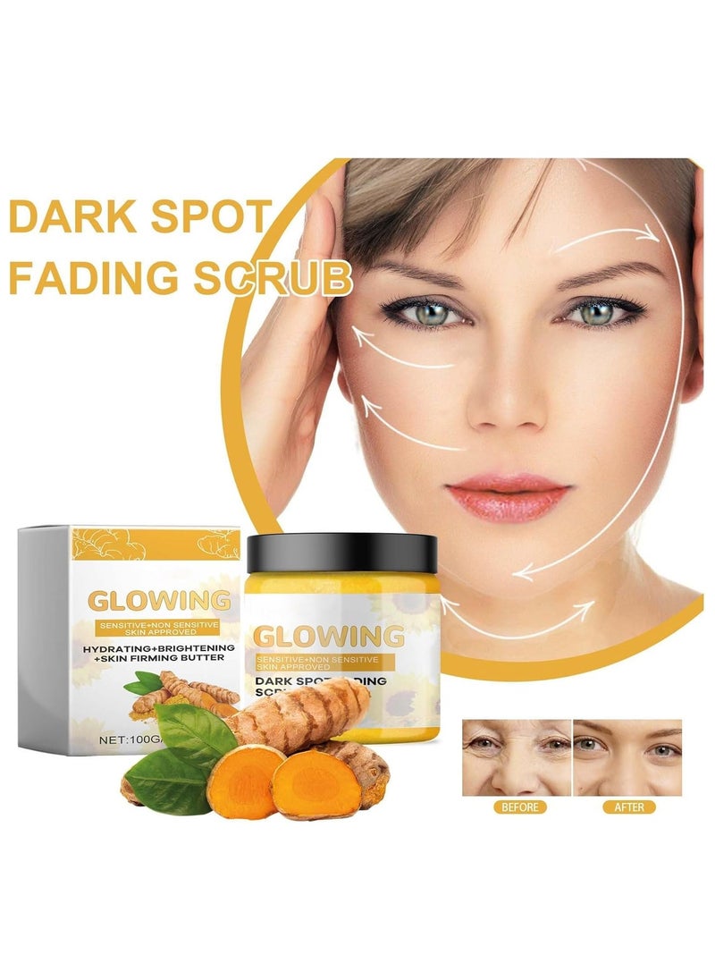 Turmeric Skin Care Kit 1 to 3 units Yashi Glow Butter and Glow Facial Cleanser