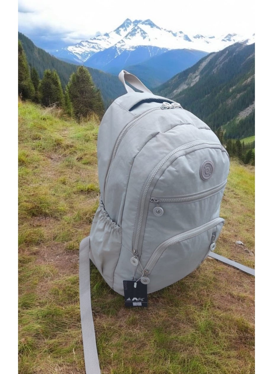 GENC DIGITAL PRINTING Crinkle Fabric Durable Backpack for Tracking Nature Hiking