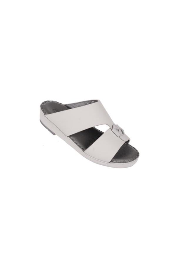008-3589  Barjeel Uno Boys Arabic Sandals BC-2025A Light Grey