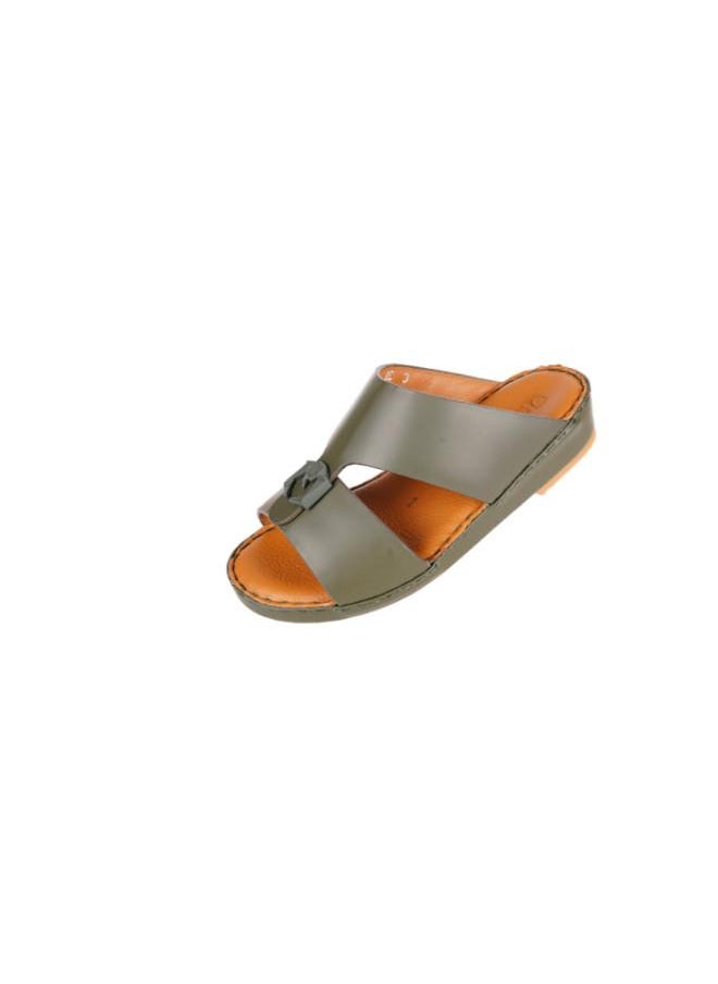 008-3590  Barjeel Uno Boys Arabic Sandals BC-2025 Olive