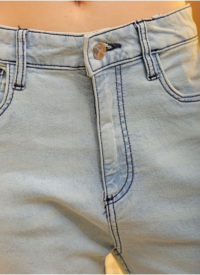 Women Straight Fit Solid High-Rise Jeans