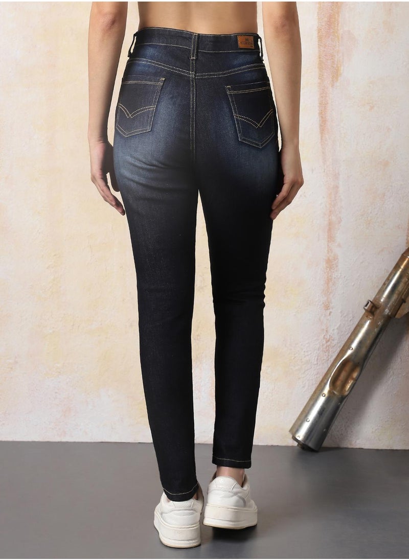 Women Super Skinny Fit High-Rise Light Fade Jeans