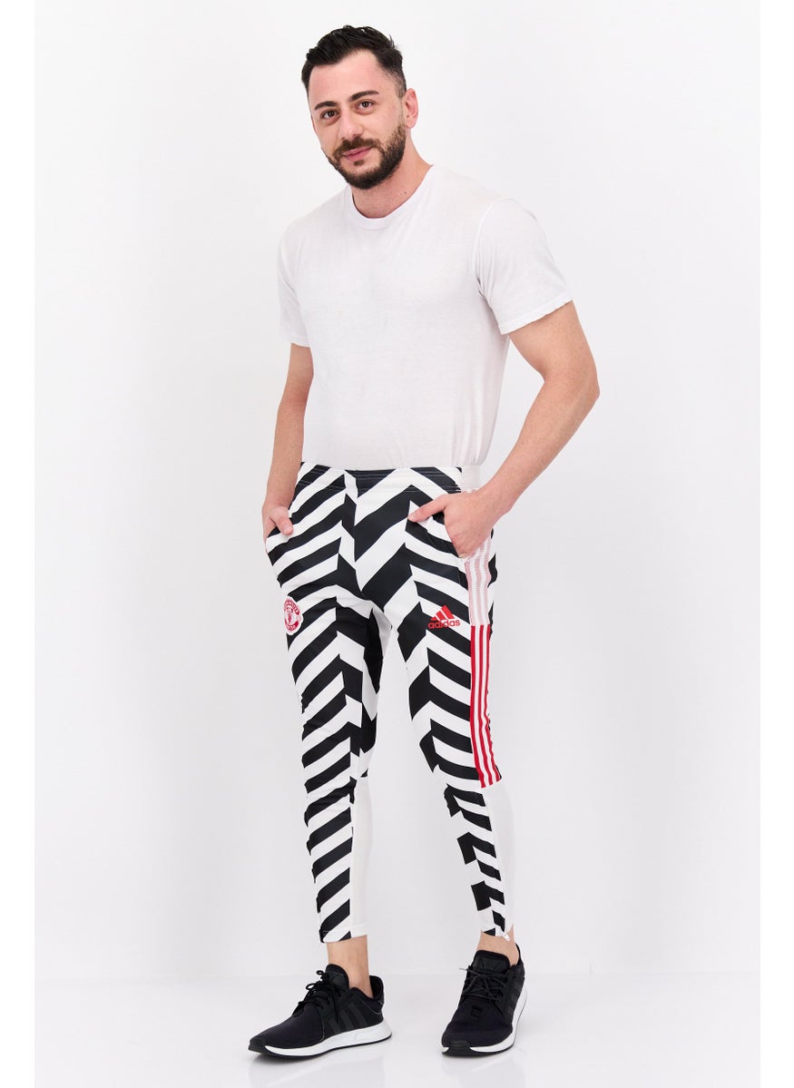 Men Sportswear Fit Drawstring Training Pants, Multicolor