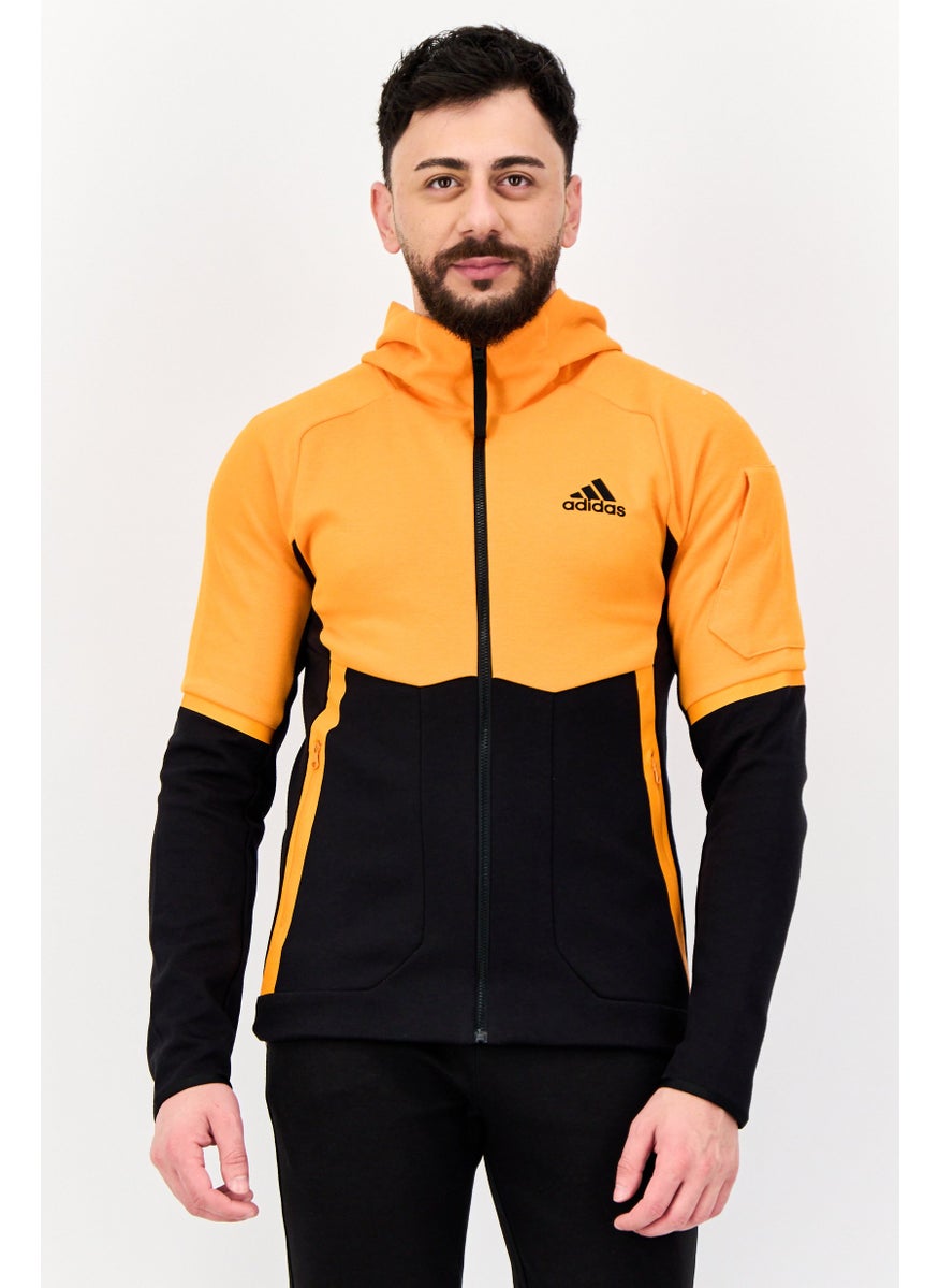 Men Sportswear Fit Gameday Outdoor Jacket, Braight Orange