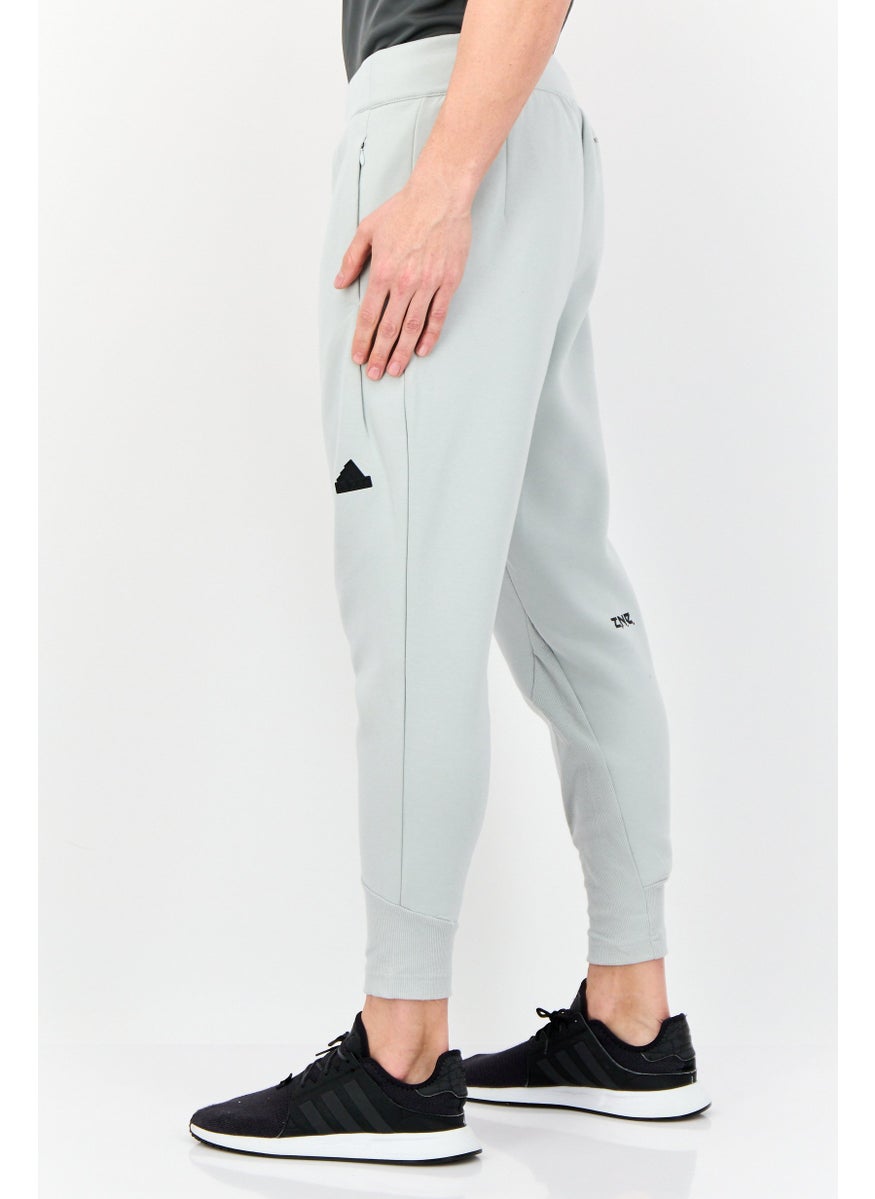 Men Sportswear Fit Outdoor Sweatpants, Sage Green