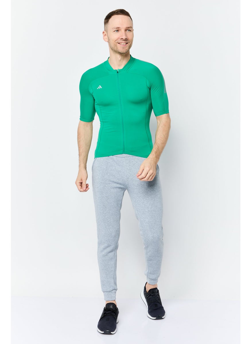 Men Sportswear Fit Short Sleeve Training Jersey, Green