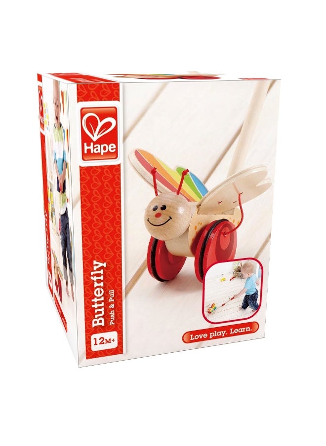 Hape Butterfly Push & Pull Toy