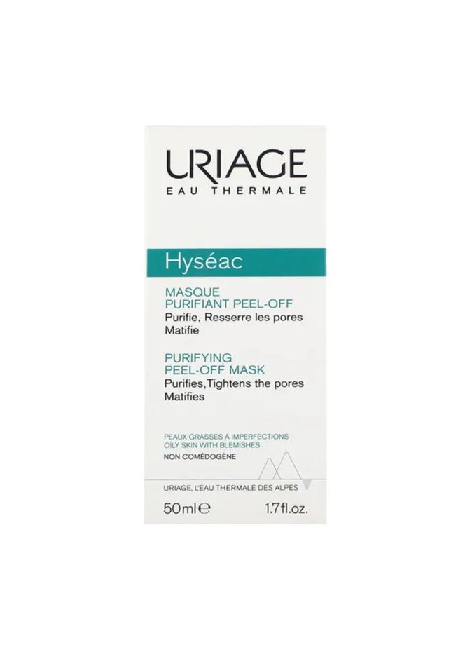 Uriage Hyseac Purifying Peel-Off Mask For Oily Skin With Blemishes 50ml