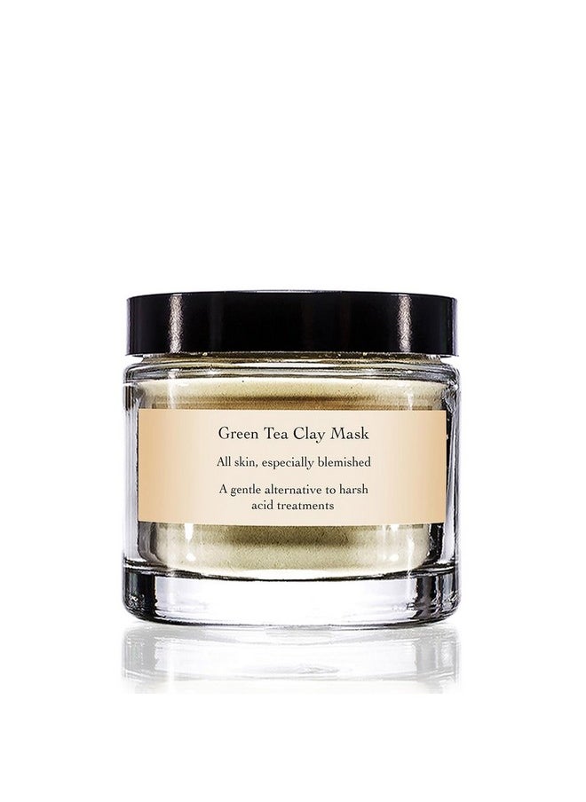 evanhealy Green Tea Clay Mask | Deep-Action Cleansing Mask | Exfoliating, Clarifying & Purifying Mask | Organic Matcha & Montmorillonite Clay for Oily, Normal & Dry Skin