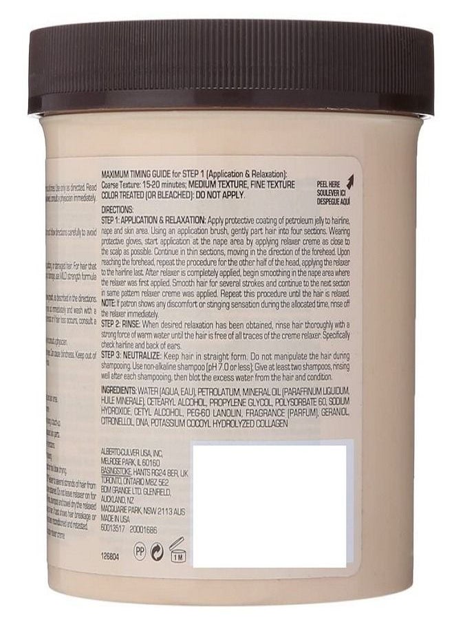 Naturals No Base Creme Hair Relaxer With Protein And Dna Multicolour