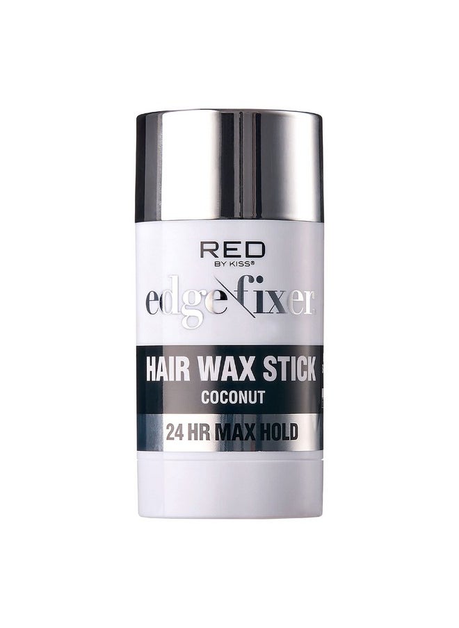 Red by Kiss Hair Wax Stick 24HR Max Hold Edge Fixer Edge Control Pomade Non-Sticky, Non-Oily Flake Free Hair Styling Wax (Coconut)