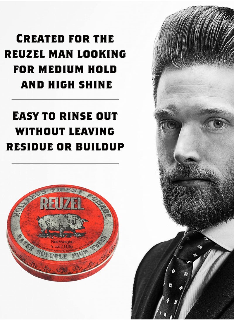 Red Pomade Water Soluble  - 4oz/113g