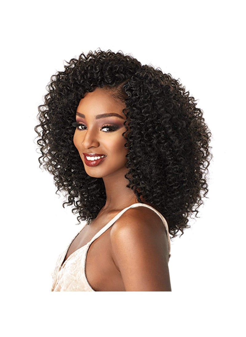 Sensationnel Lulutress Synthetic Crochet Braid  ISLAND TWIST 12 1B Off Black