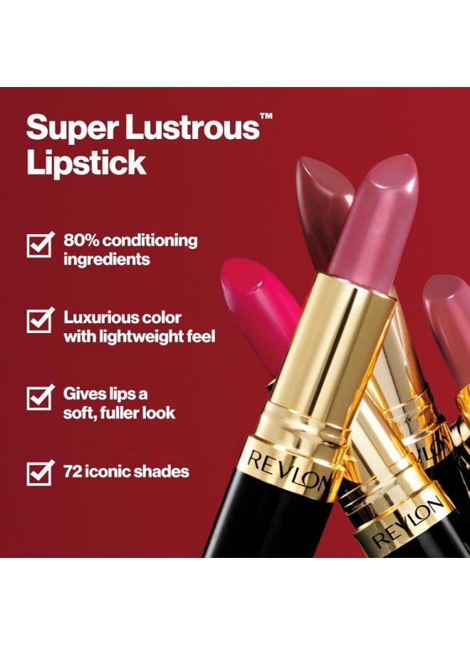Super Lustrous Creme Lipstick 130 Rose Velvet  0.15 oz 4.2 g