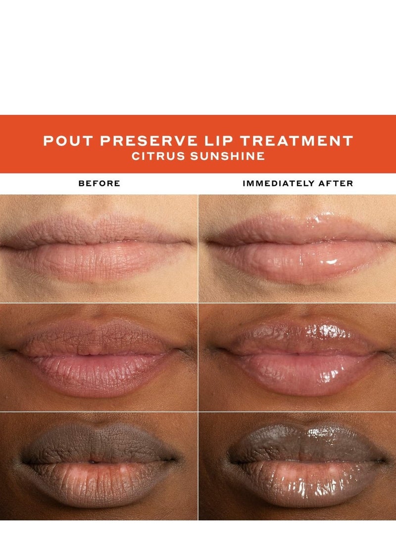 OLEHENRIKSEN Pout Preserve Hydrating Peptide Lip Treatment, Citurs Sunshine 12ml