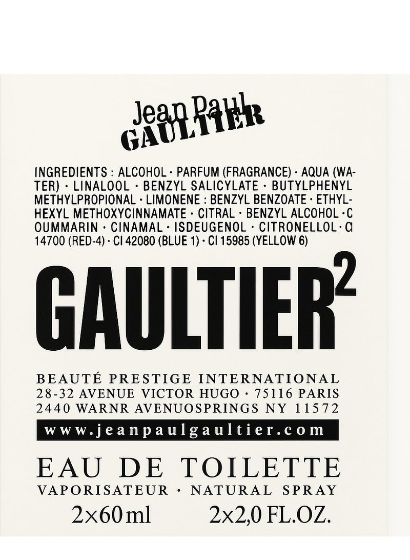 Gaultier 2 Eau d' Amour Love Edt 120mlml