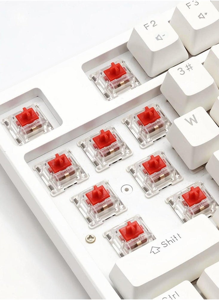 110pcs Outemu Keyboard Switch 3Pin Linear Tactile Clicky Switches for Mechanical Keyboards Red  Switch