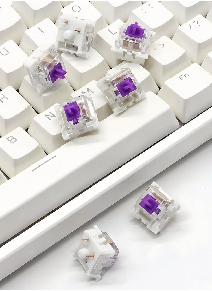 Outemu Switch Mechanical Keyboard Switch 3Pin Tactile Switch Lube Purple Gaming Keyboard Switches