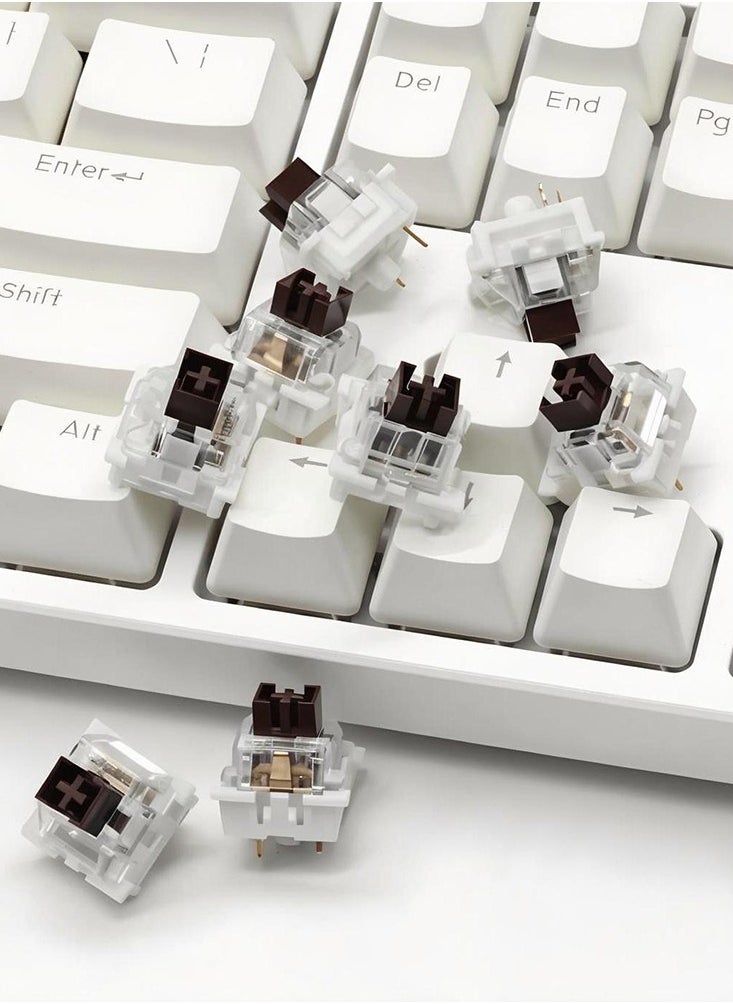 110Pcs Outemu Mechanical Keyboard Switch Dust-proof Brown Switch 3-pin Clicky Linear Tactile Switch RGB LED SMD Game Console With MX Switch