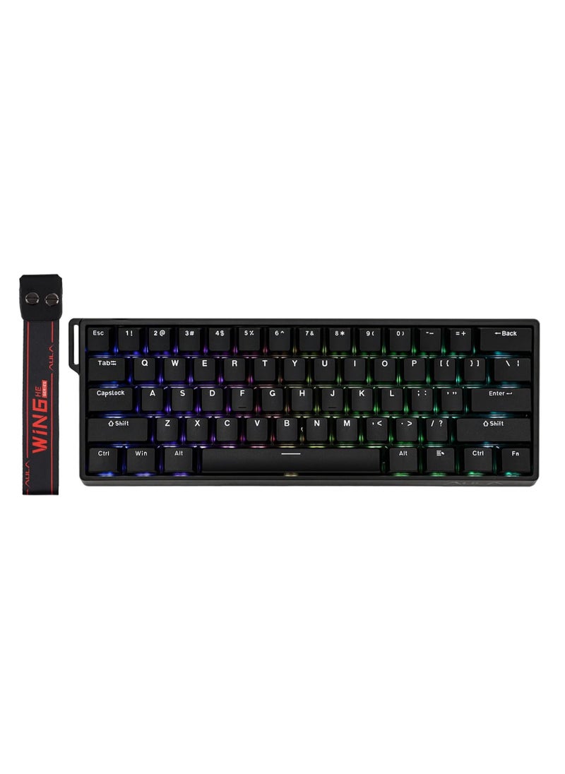 EPOMAKER AULA WIN60 HE 60% Wired Magnetic Keyboard with Adjustable Actuation, 8000 Hz Polling Rate