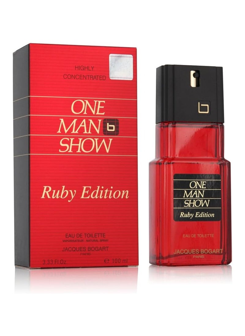 One Man Show Combo – Silver, Ruby Edition & Gold Edition – Eau de Toilette 100ml Each for Men