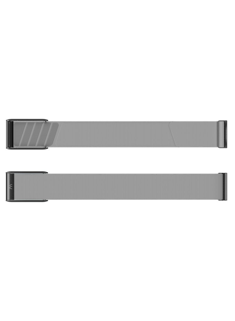 CoreKnit Wristband – Compatible with One and Peak – Comfortable, Versatile, Performance Knit Fitness Accessory for 24/7 Activity, Sleep, Recovery Tracker Ash Grey