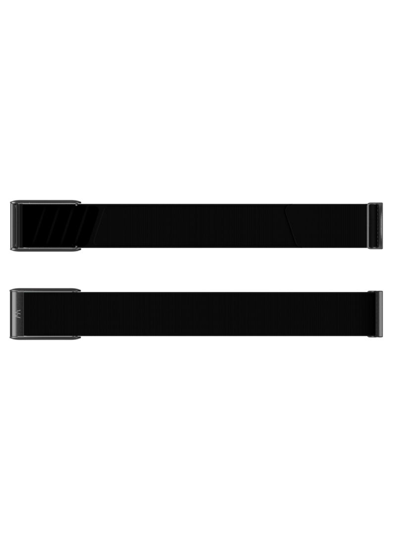 CoreKnit Wristband – Compatible with One and Peak – Comfortable, Versatile, Performance Knit Fitness Accessory for 24/7 Activity, Sleep, Recovery Tracker Jet Black
