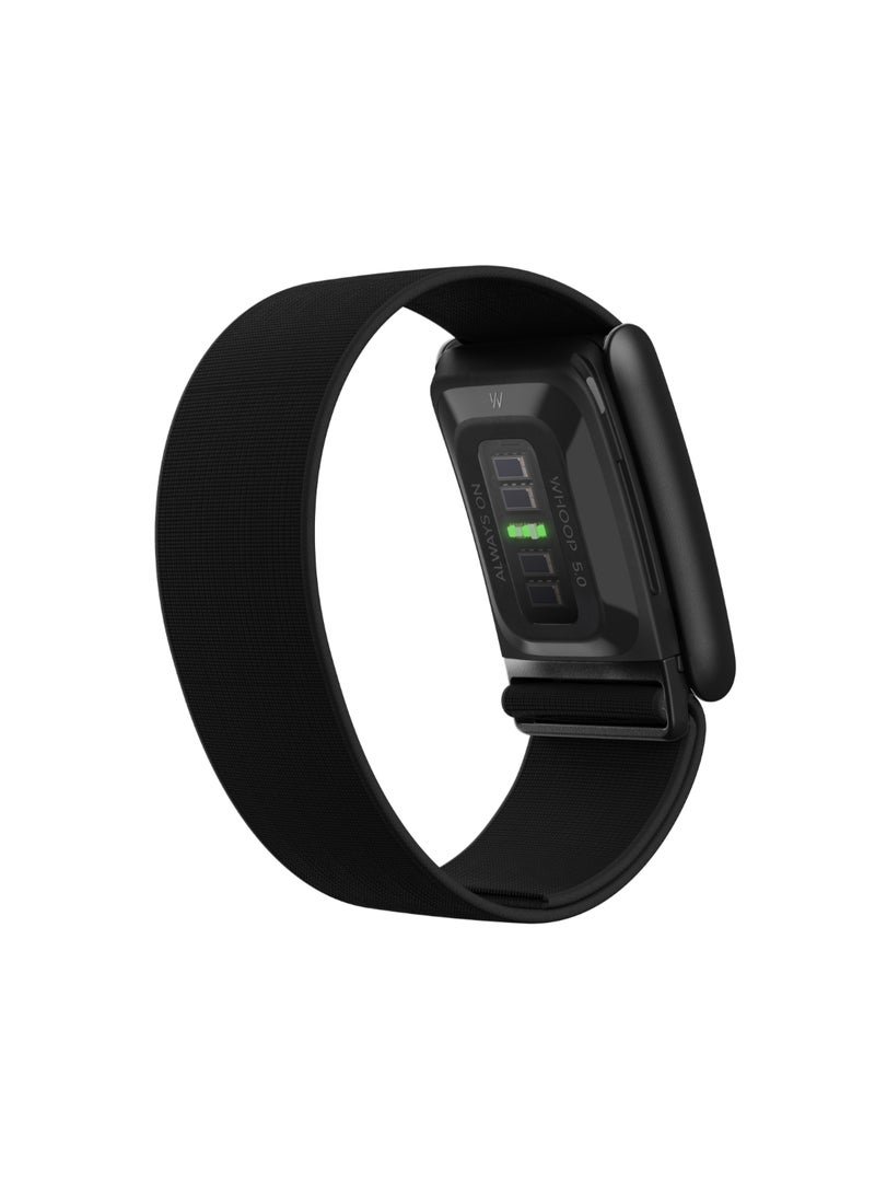 CoreKnit Wristband – Compatible with One and Peak – Comfortable, Versatile, Performance Knit Fitness Accessory for 24/7 Activity, Sleep, Recovery Tracker Jet Black