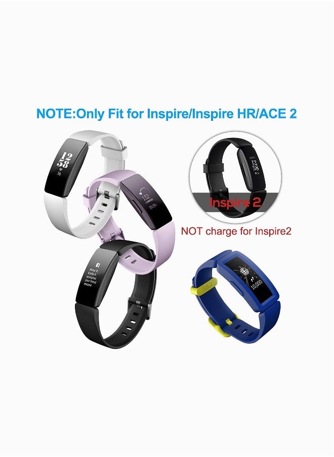 Charger Cable for Fitbit Inspire HR, for Fitbit Ace 2 Smartwatch, Replacement USB Charging Cord Accessories (15 cm)