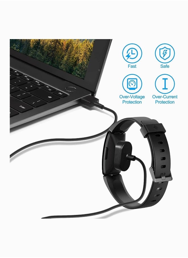 Charger Cable for Fitbit Inspire HR, for Fitbit Ace 2 Smartwatch, Replacement USB Charging Cord Accessories (15 cm)