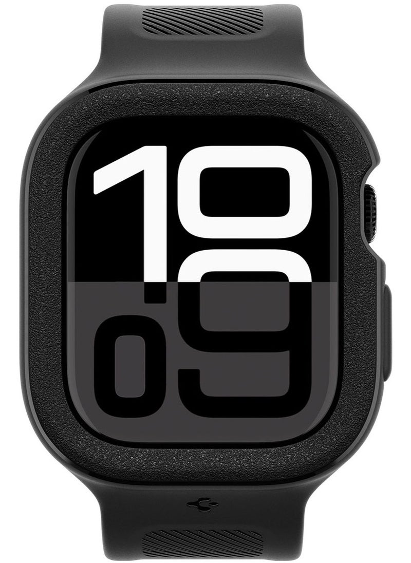 Vault Pro for Apple Watch Series 10 (46mm) Case with Band Protective TPU Cover with Strap- Matte Black