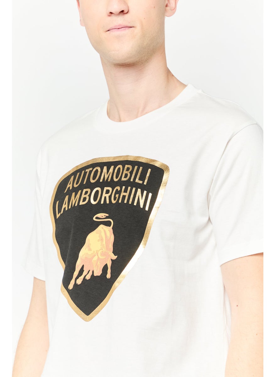 Men Sportswear Fit Short Sleeve Outdoor T-Shirt, White