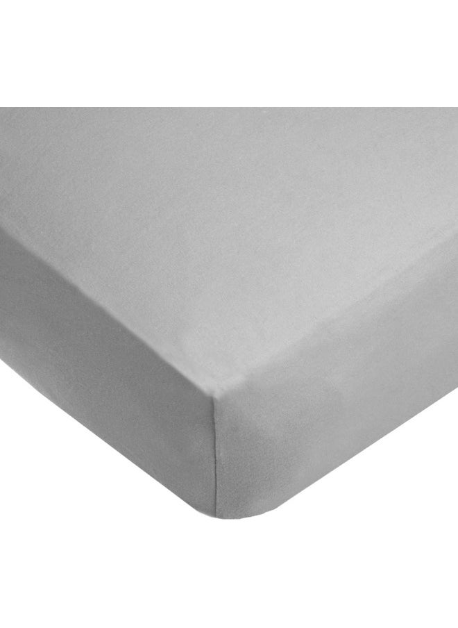 American Baby Company 2 Pack Printed 100% Cotton Jersey Knit Fitted Crib Sheet for Standard Crib and Toddler Mattresses, Super Stars and Gray, for Boys and Girls
