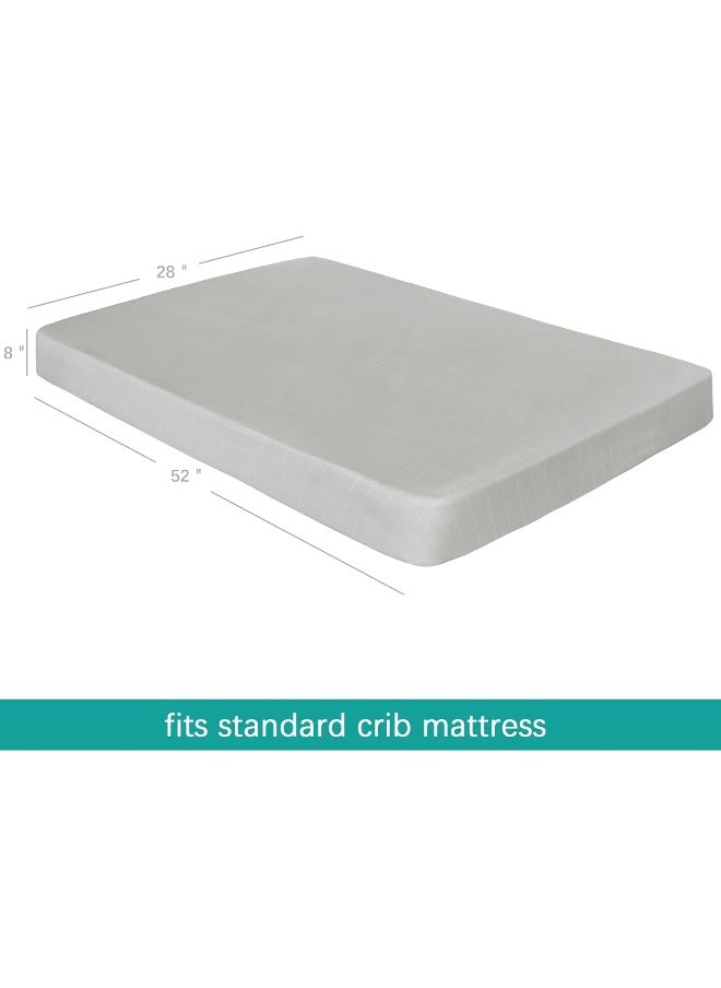 Biloban Muslin Crib Sheets for Boys and Girls 2 Pack, Ultra Soft Muslin Fitted Baby Crib Sheet for Standard Crib Mattress & Toddler Bed Mattress, Grey and Pink