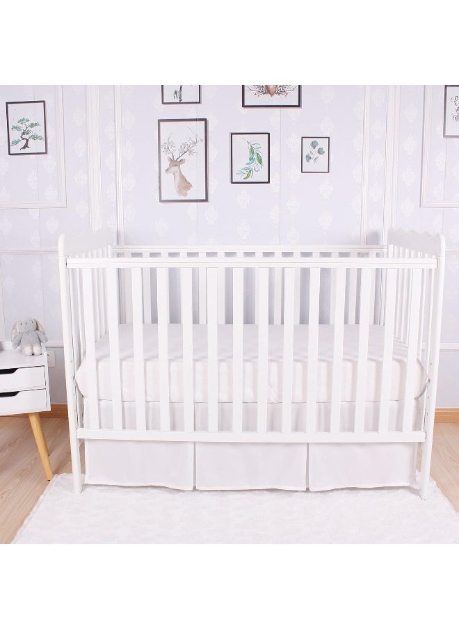CaSaJa 3-Pack Fitted Crib Sheets Set Neutral Unisex, Extra Soft Breathable 9