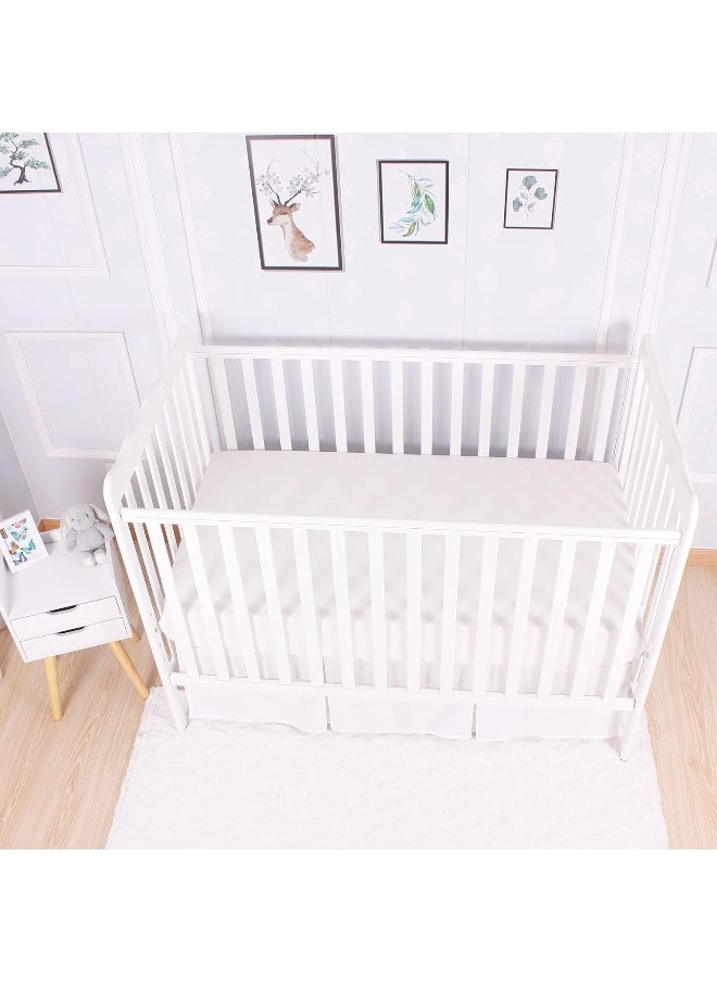 CaSaJa 3-Pack Fitted Crib Sheets Set Neutral Unisex, Extra Soft Breathable 9