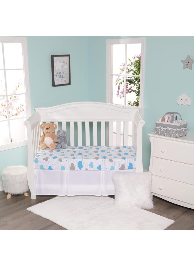 2 Pack Fitted Crib Sheets for Boys in 100% Jersey Knit Cotton –Boy’s Crib Mattress Sheets in Celestial Themes