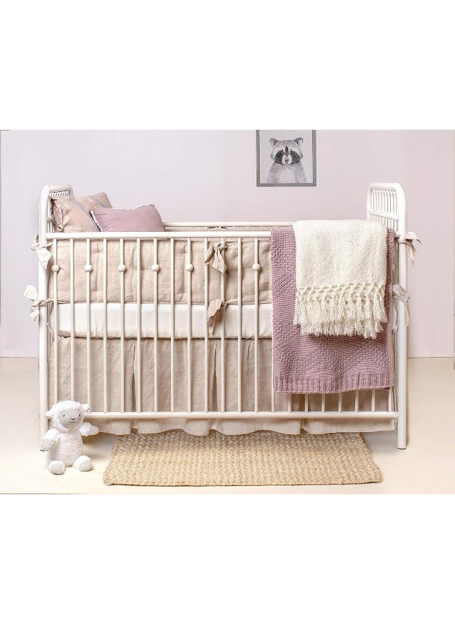 Pure Bamboo (White) - Sheets - Fitted Crib Sheet - Made of 100% Organic - Fits Standard Size Crib Mattress - Incredibly Soft, Breathable and Hypoallergenic - Unisex Design (White)