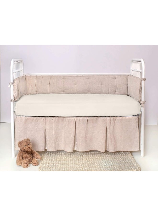 Pure Bamboo (White) - Sheets - Fitted Crib Sheet - Made of 100% Organic - Fits Standard Size Crib Mattress - Incredibly Soft, Breathable and Hypoallergenic - Unisex Design (White)