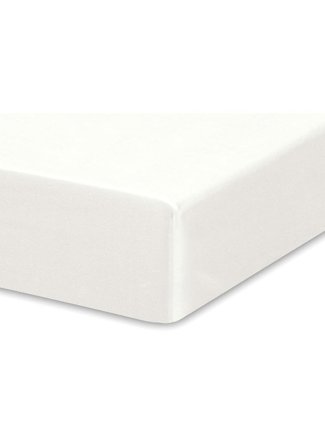 Pure Bamboo (White) - Sheets - Fitted Crib Sheet - Made of 100% Organic - Fits Standard Size Crib Mattress - Incredibly Soft, Breathable and Hypoallergenic - Unisex Design (White)