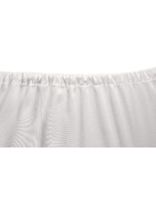Pure Bamboo (White) - Sheets - Fitted Crib Sheet - Made of 100% Organic - Fits Standard Size Crib Mattress - Incredibly Soft, Breathable and Hypoallergenic - Unisex Design (White)